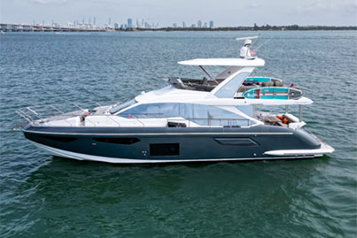 rent Azimut 60 Geisha Miami