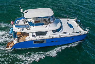 rent catamaran Fountaine Pajot 47 Aeolus Miami