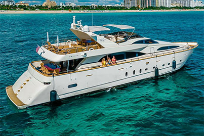 rent yacht Azimut 100 Daniela Miami