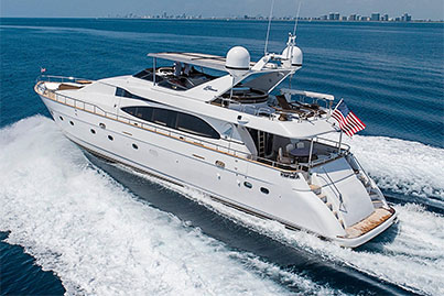 rent yacht Azimut 85 Elizee Miami