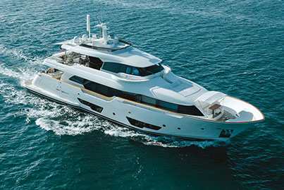 rent yacht Ferretti Custom Line Navetta 92 Bonus Round Miami