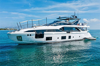 rent yacht azimut 88 compass Miami